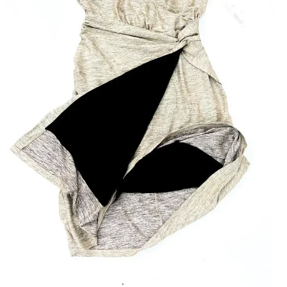 NWT anthropologie gold metallic midi dress w/comfy liner - Picture 7 of 10